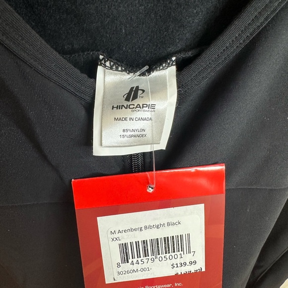 NEW Hincapie Men’s Arenberg Bibtight Black Cycling/Bike Size 2XL - Picture 6 of 11